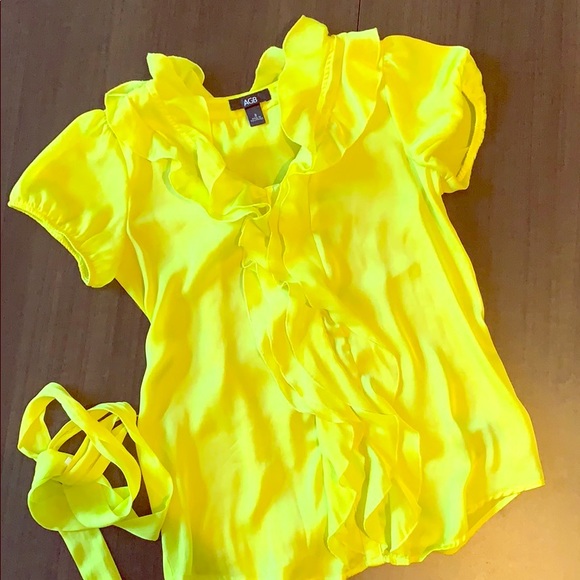 AGB Tops - Yellow Blouse
